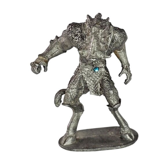 Ral Partha Pewter Warthog Warrior PP249 Beast Man No Weapon - Picture 1 of 8